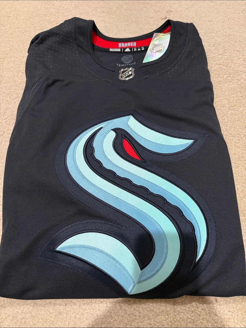 ****NWT Official adidas Seattle Kraken Home Jersey****